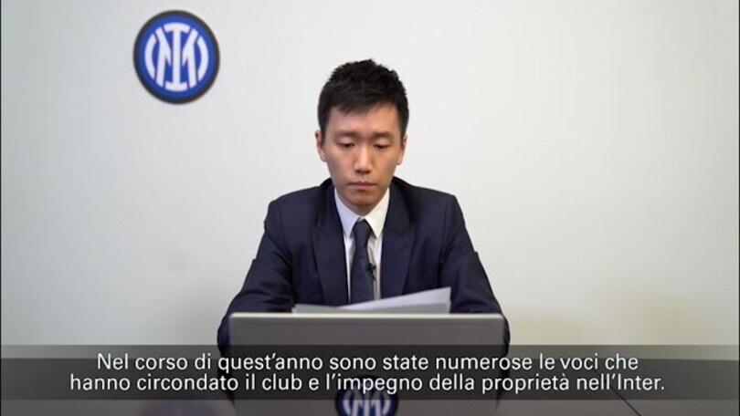 Zhang: "Massimo impegno nell'Inter. Voci cessione infondate"