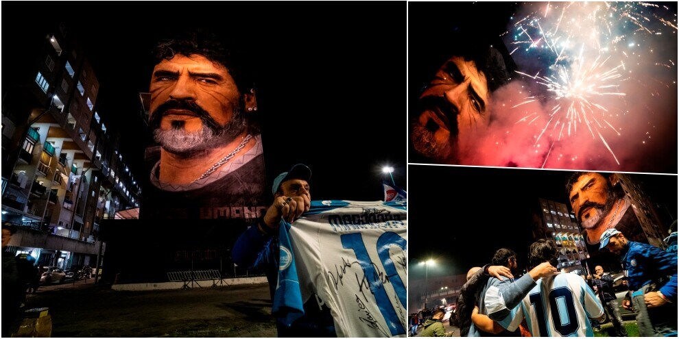 Maradona celebrato a Napoli nel giorno del suo compleanno