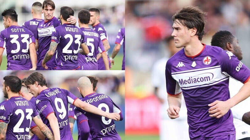 Vlahovic show, che tripletta: la Fiorentina strapazza lo Spezia 3-0
