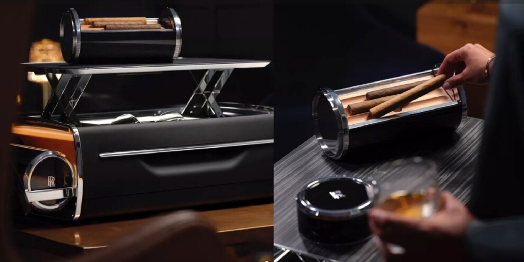 Rolls-Royce, il cofanetto per whisky e sigari è assurdo: costa più di un'auto