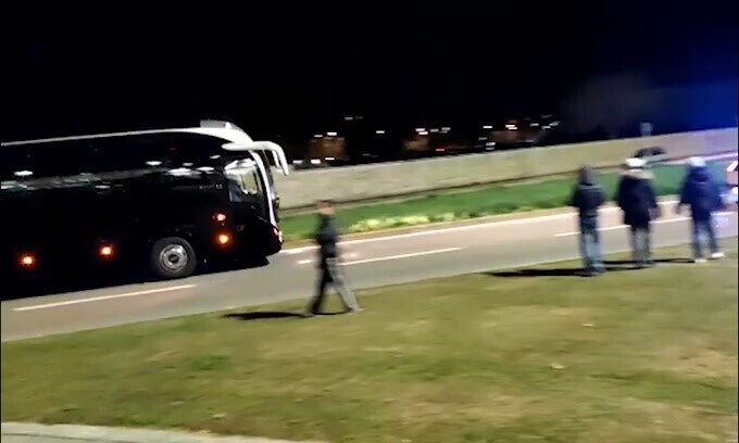Juventus-Zenit, arriva il pullman dello Zenit