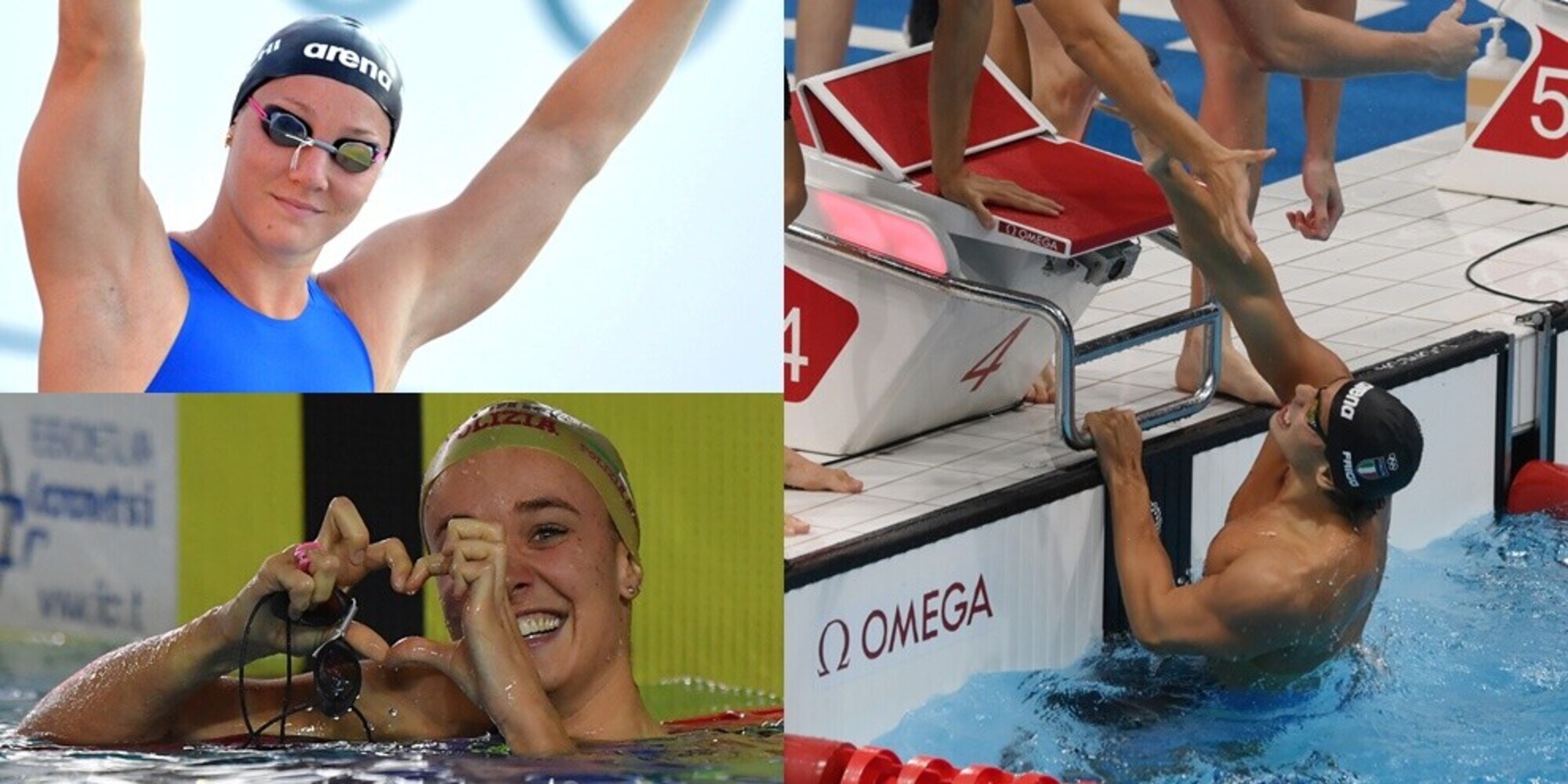 Panziera e Zazzeri d'argento agli Europei in vasca corta. Bronzo a Bianchi