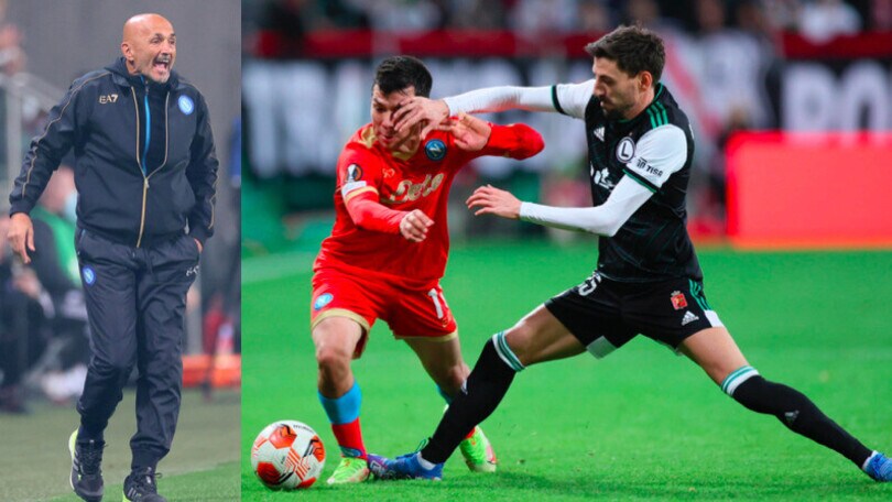 Napoli, grande reazione in casa del Legia: poker in Europa League