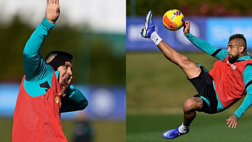 Inter, verso il derby: entusiasmo e spettacolo per Vidal e Sanchez
