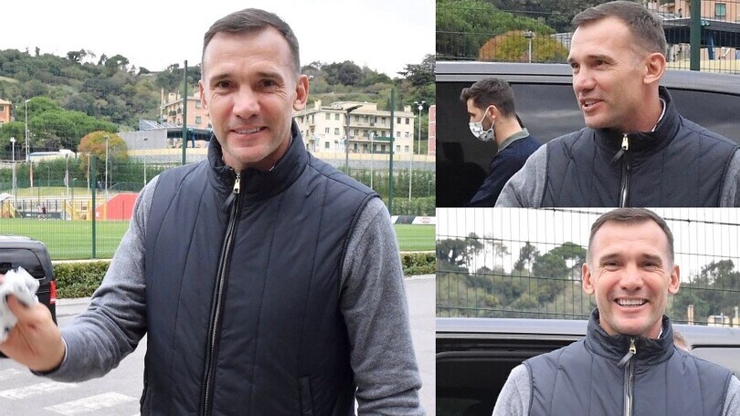 Genoa, ecco Shevchenko: le FOTO dell’arrivo in città