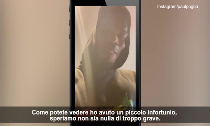 Pogba, messaggio ai fan: "Spero che questo infortunio non sia grave"
