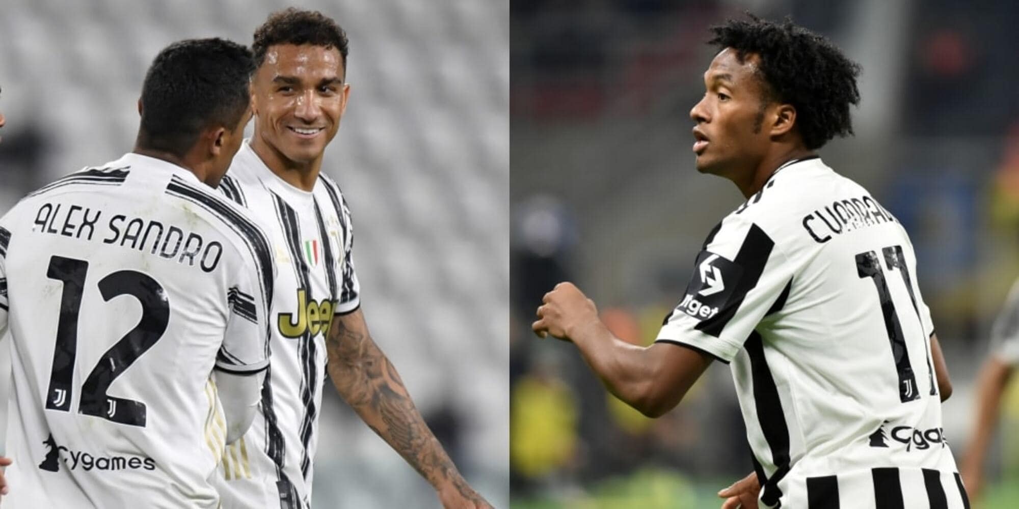 Juve, derby in nazionale: si parte con Danilo e Alex Sandro contro Cuadrado