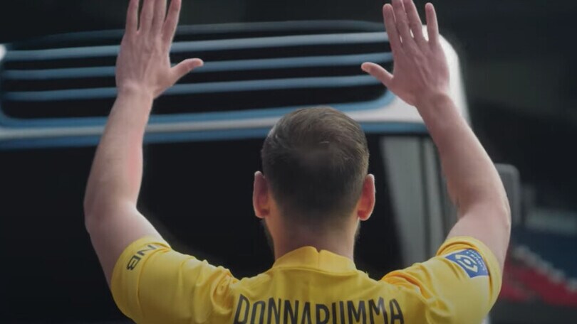 Donnarumma con Messi per lo spot del camion H2 Gaussin