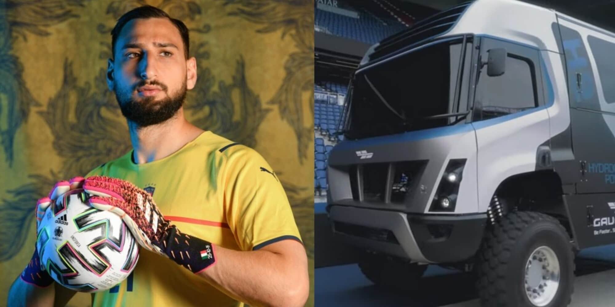 Donnarumma dà la carica... al camion elettrico H2 Gaussin: lo spot del PSG