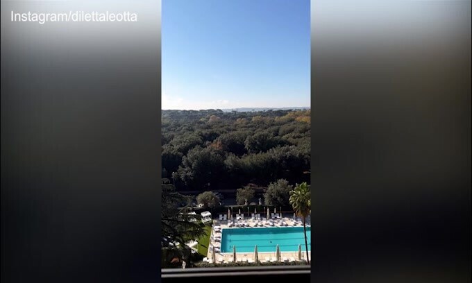 Diletta, che risveglio a Roma!