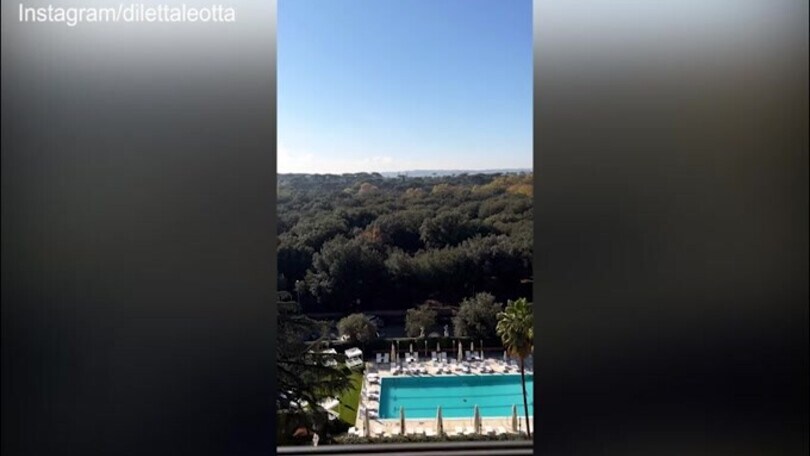 Diletta, che risveglio a Roma!