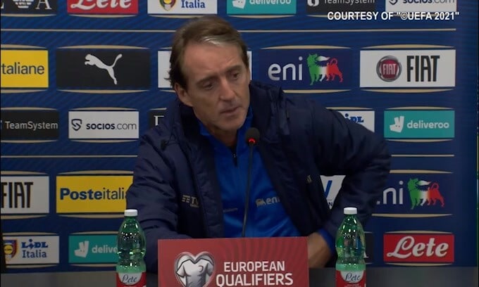 Mancini: "Nessun cattivo pensiero"
