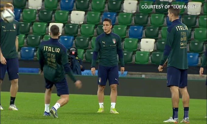 A Belfast l'Italia prova il terreno