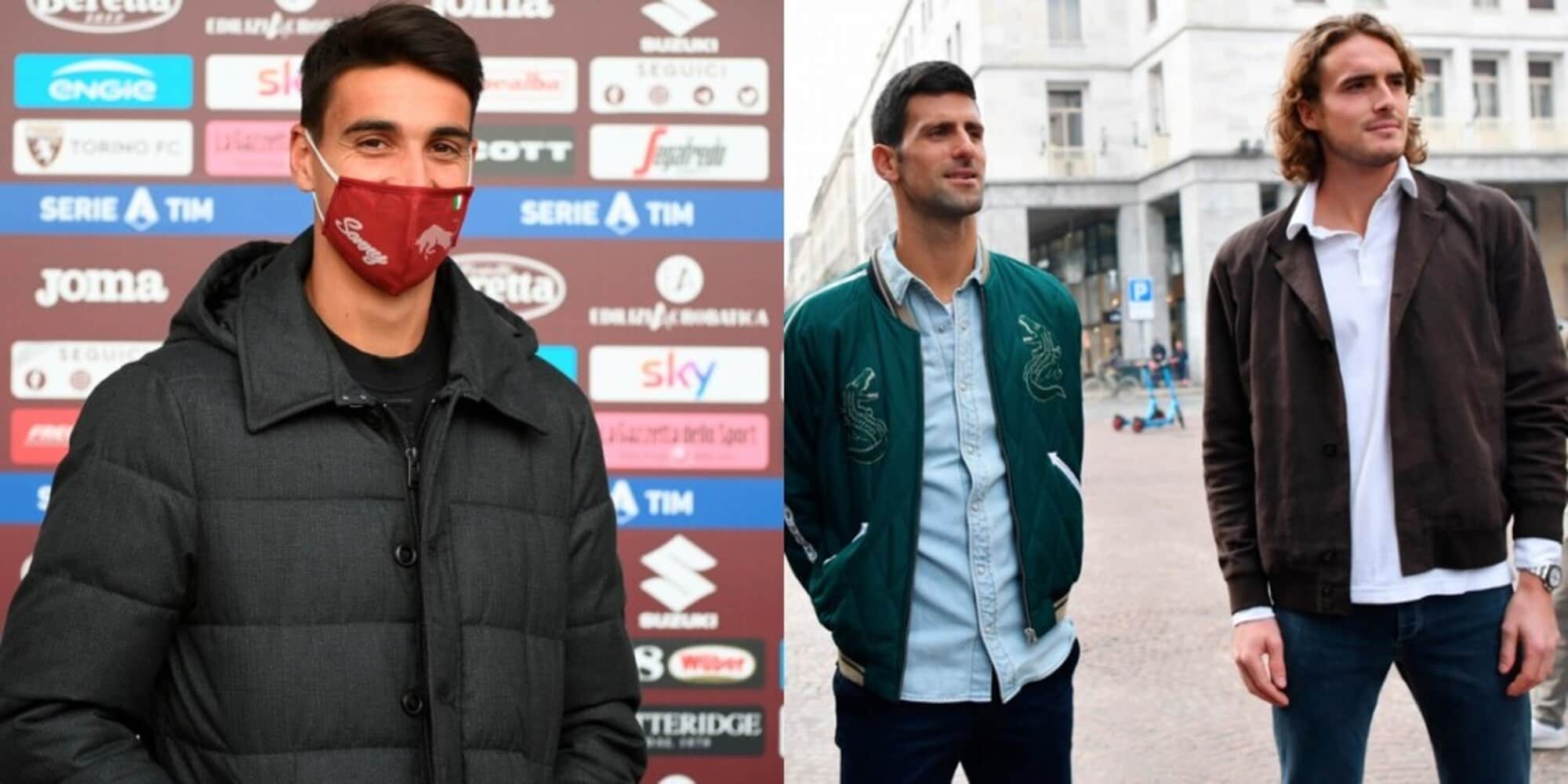 Da Djokovic a Sonego, l'orgoglio dei tifosi del Toro