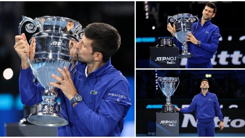 Festa Djokovic: premiato a Torino come numero uno al mondo
