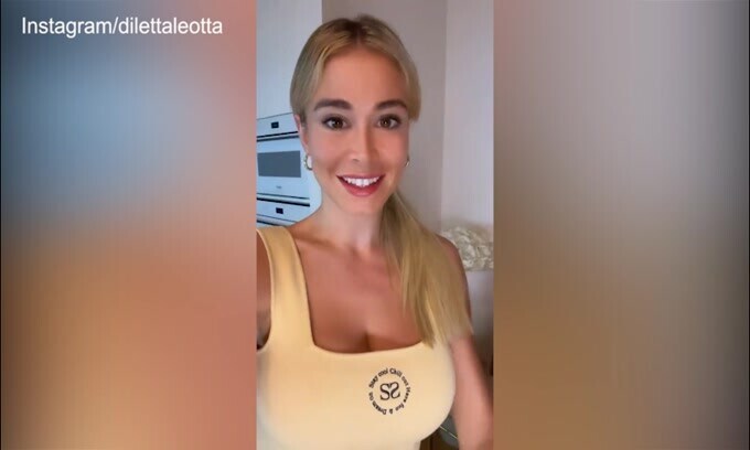 Diletta Leotta, il biscottone non convince