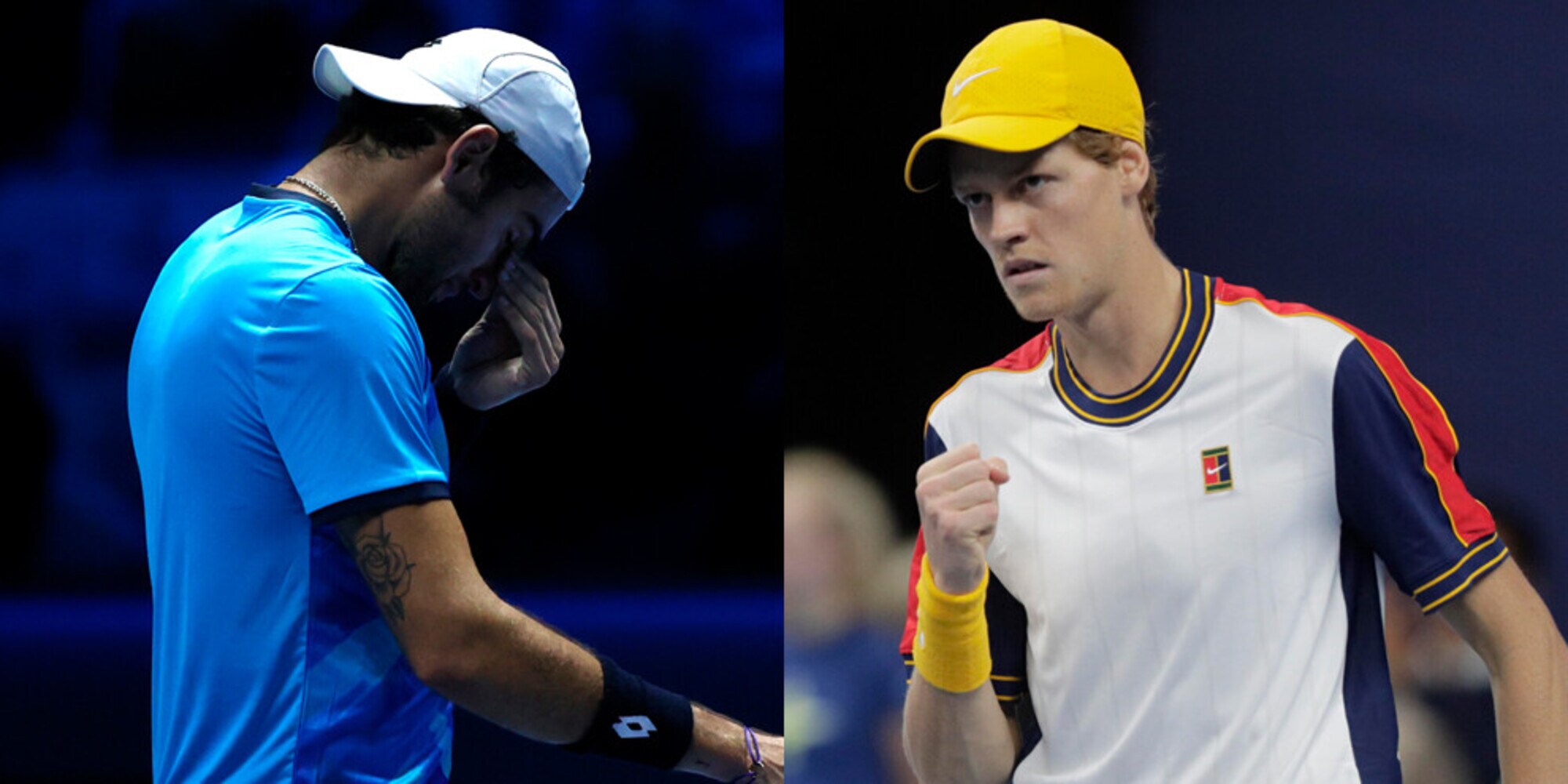 Atp Finals, Berrettini alza bandiera bianca: c'è Sinner!