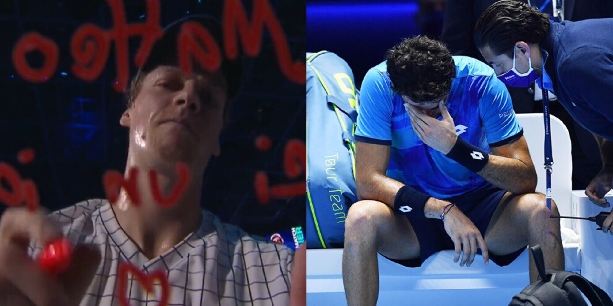 Sinner dedica a Berrettini il successo con Hurkacz e torna ad allenarsi