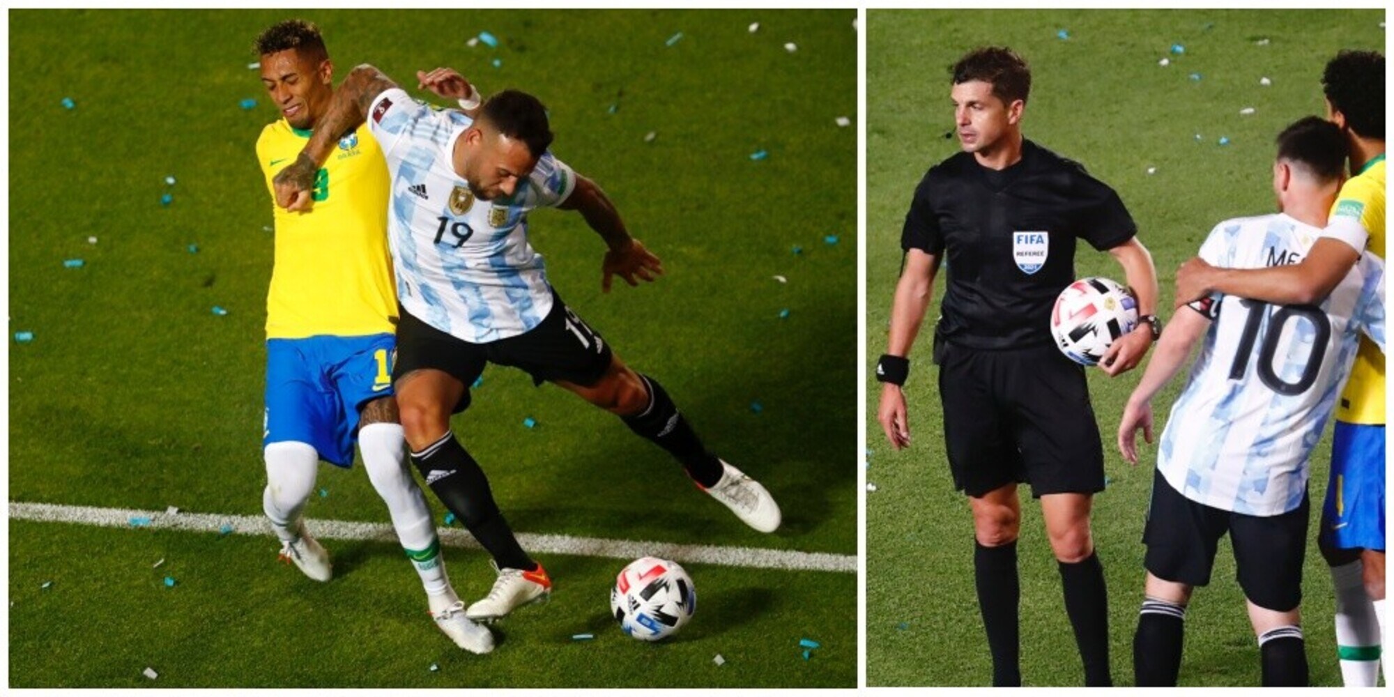 Conmebol: sospesi arbitro e Var di Argentina-Brasile