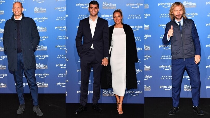Il mondo Juve sfila alla premiere di “All or Nothing”
