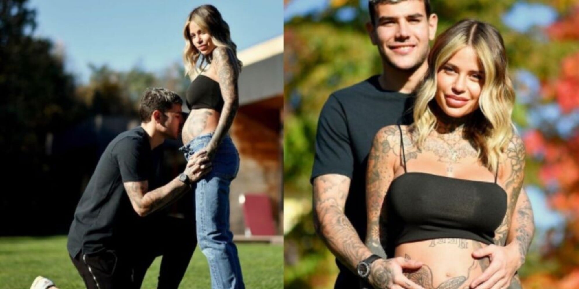 Theo Hernandez e Zoe Cristofoli annunciano il sesso del figlio