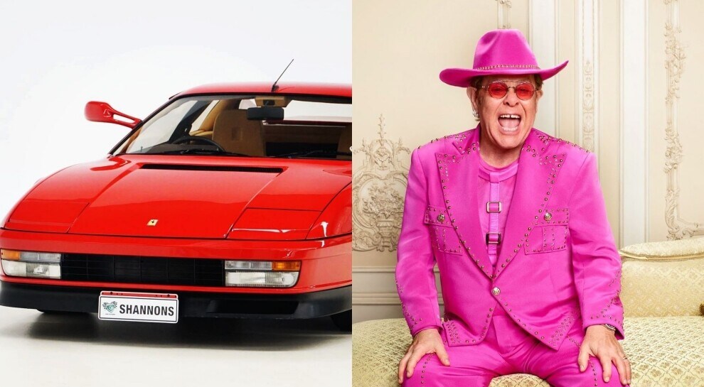 Ferrari Testarossa, all'asta quella appartenuta a Elton John