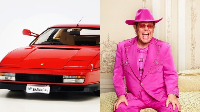 Ferrari Testarossa, all'asta quella appartenuta a Elton John