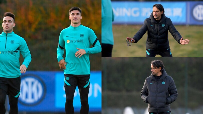 L'Inter ritrova Lautaro Martinez e Correa. Inzaghi, che grinta!