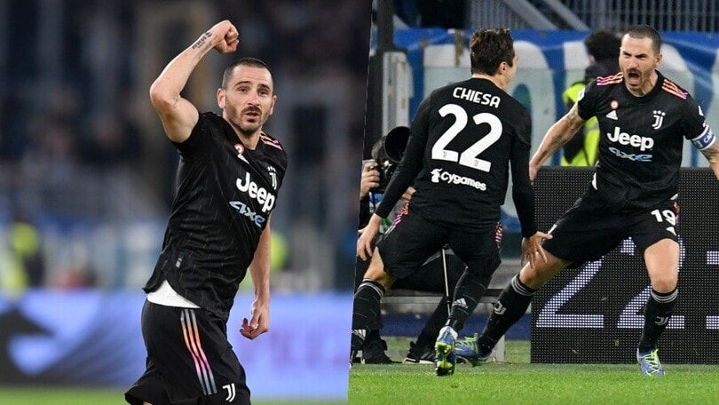 Juve, è Bonucci gol: Lazio battuta all’Olimpico 2-0
