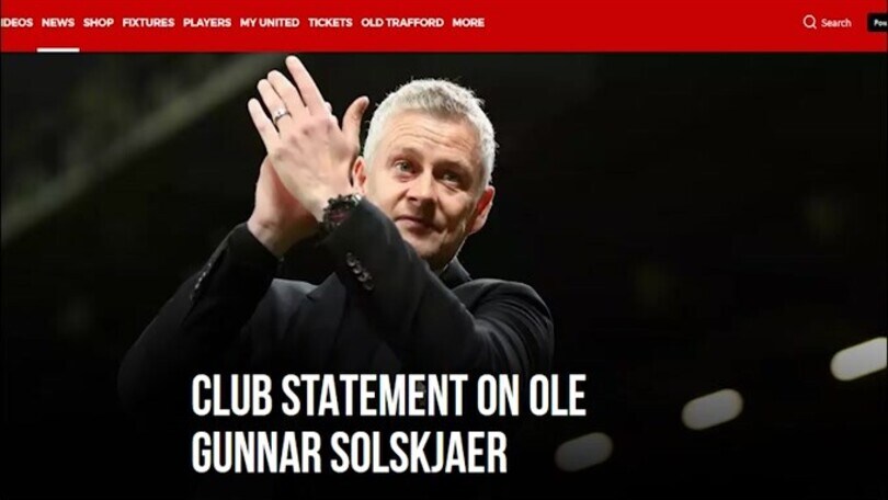 Ufficiale, Manchester United: esonerato Solskjaer