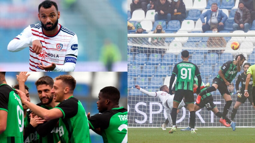 Capovaloro di Keita ma il Cagliari non vince più. 2-2 con il Sassuolo
