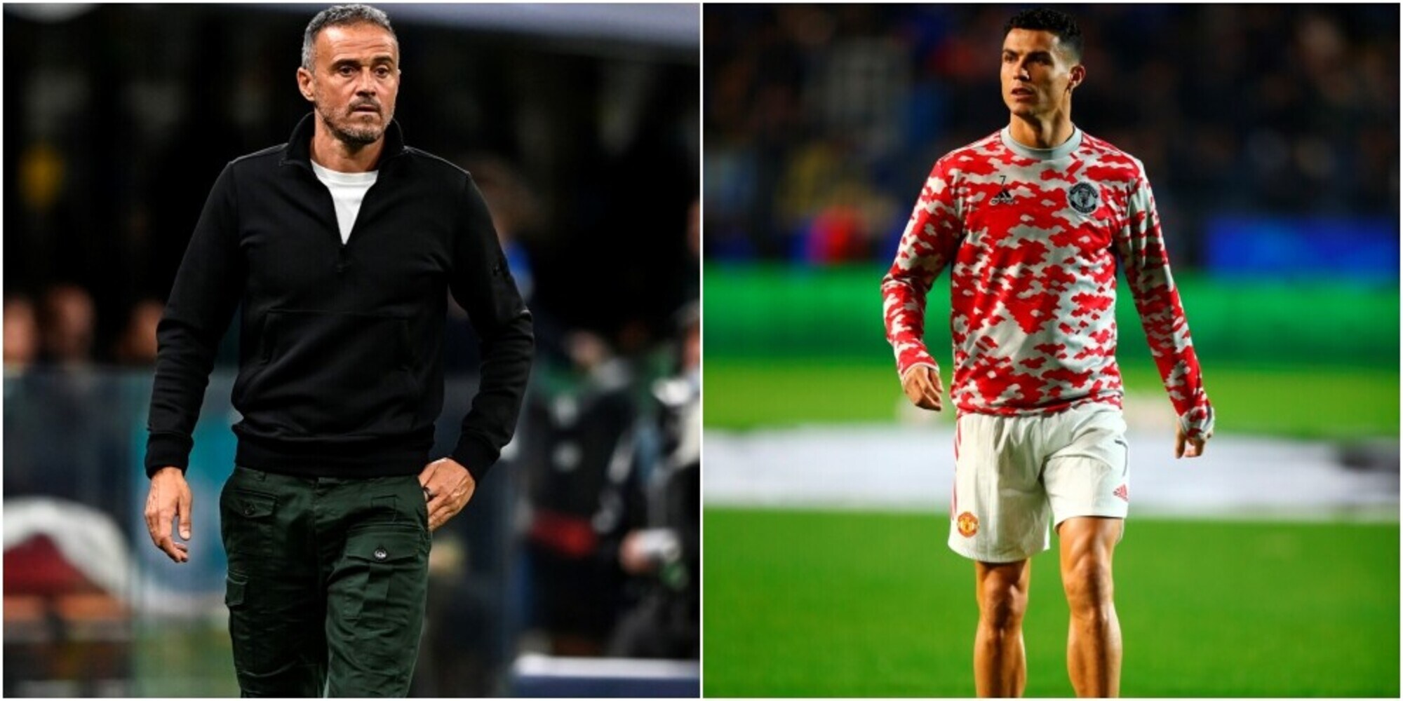 Luis Enrique si stupisce: "Ronaldo mi vuole al Manchester Utd? "