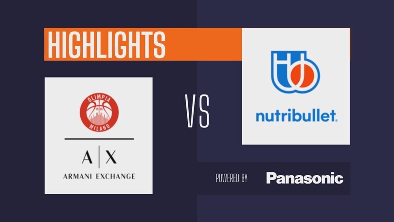 A|X Armani Exchange Milano - NutriBullet Treviso Basket 85-55