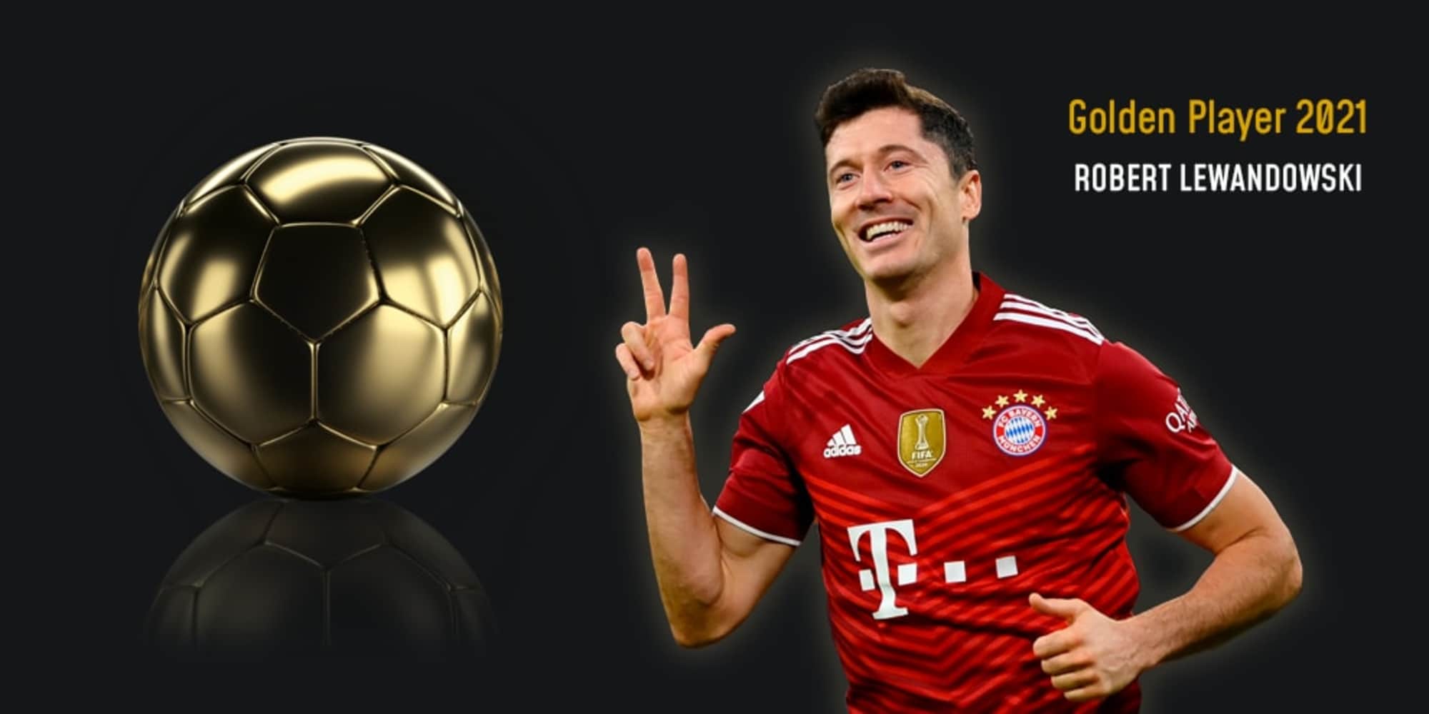 Golden Player 2021, vince ancora Robert Lewandowski