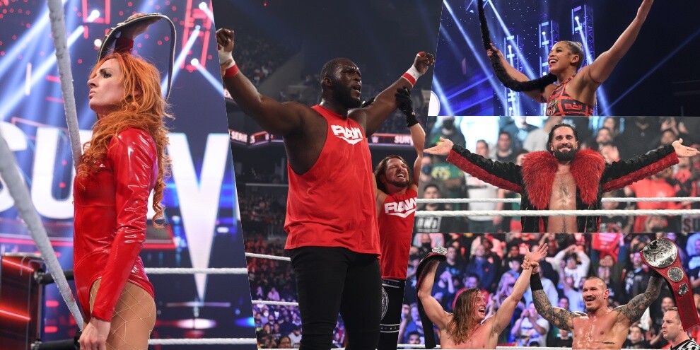 WWE Survivor Series si tinge di rosso! Raw batte SmackDown 5-2