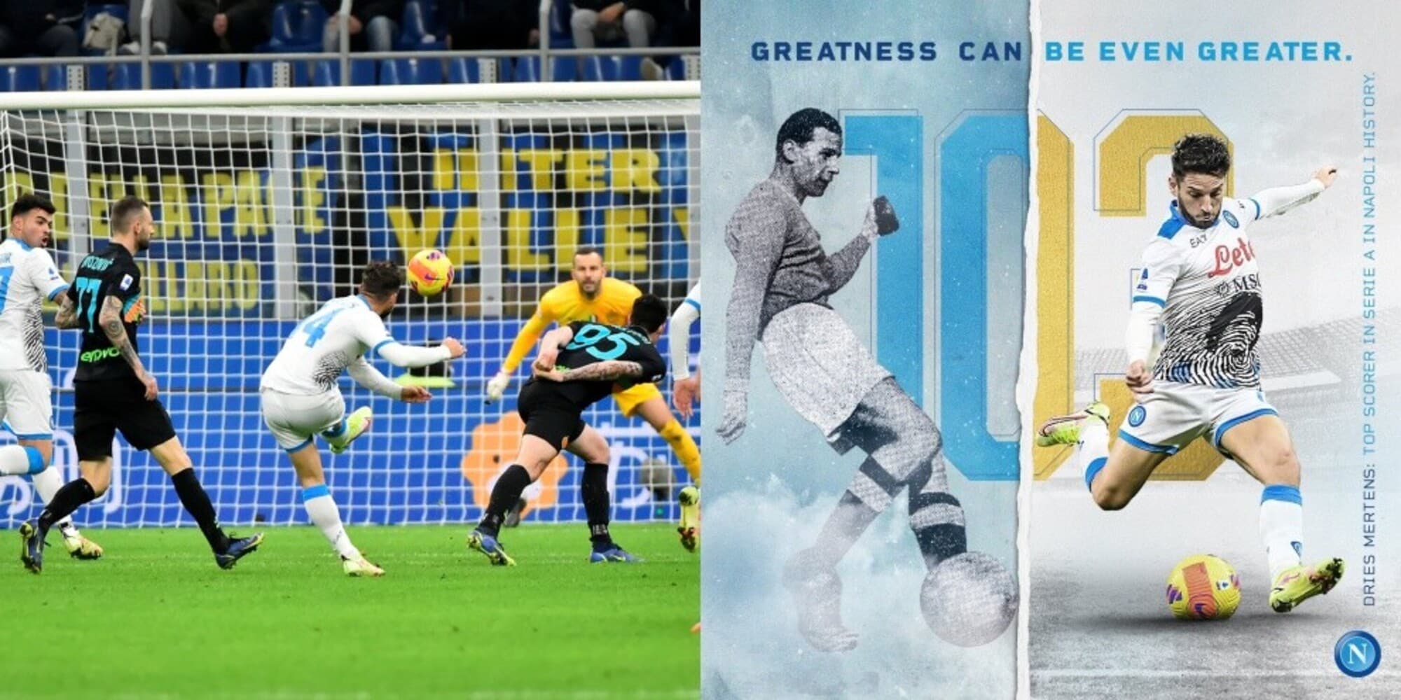Napoli, Mertens nella storia: "Superato Vojak, sei il nostro miglior bomber in A"