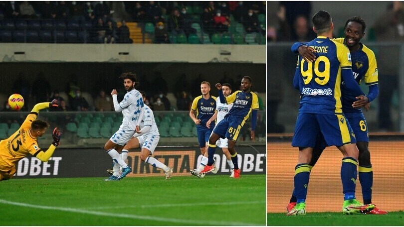 Tameze all'ultimo respiro: Verona batte Empoli 2-1