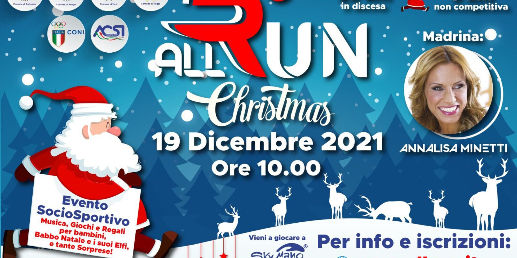 All Run Christmas, il progetto di Annalisa Minetti e Davide de Luca. In scena il 19 dicembre