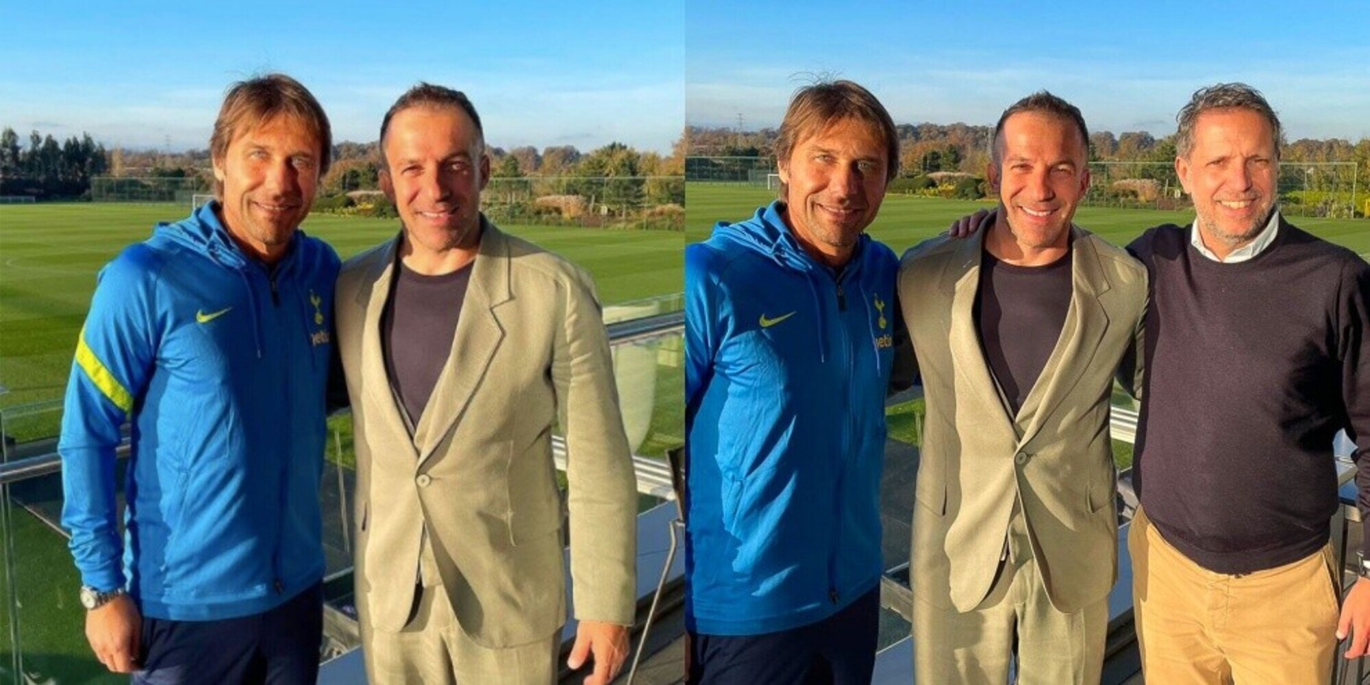 Del Piero dalla Juve al Tottenham: l'incontro anche con Conte