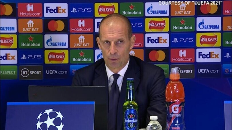 Allegri: "Teniamo buono il primo tempo"