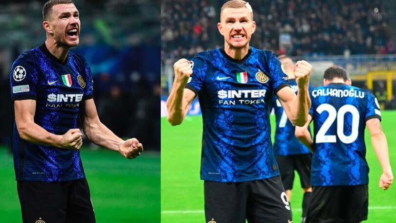 Dzeko, che doppietta in Champions: l'Inter stende lo Shakhtar