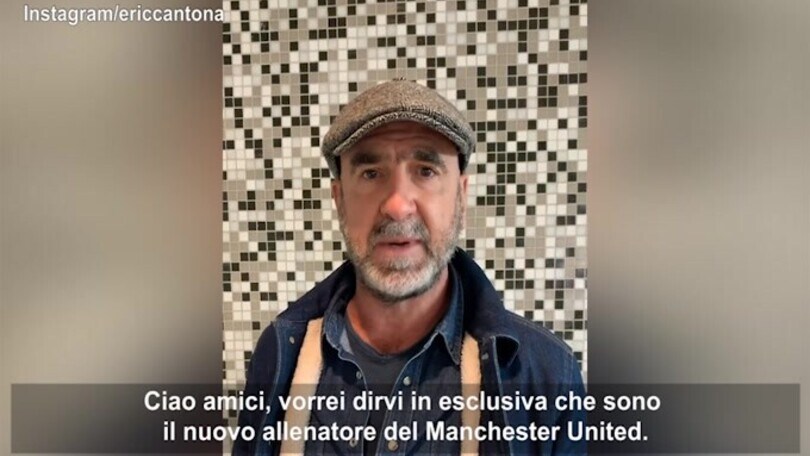 Cantona a sorpresa: "Sono il nuovo tecnico dello United"