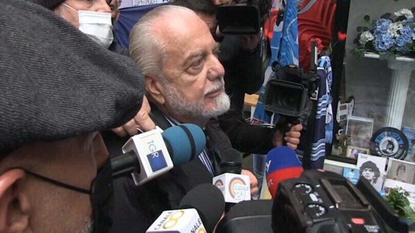 De Laurentiis: "Museo Maradona allo stadio? Lavoriamo per piazzare lo stadio ai livelli che merita"