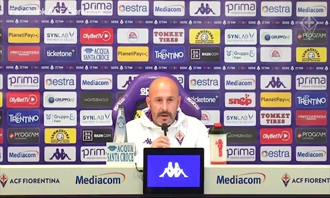 Italiano: "A Vlahovic parlo di Messi e Ronaldo"