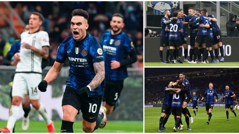 Gagliardini e Lautaro Martinez lanciano l'Inter: Spezia ko
