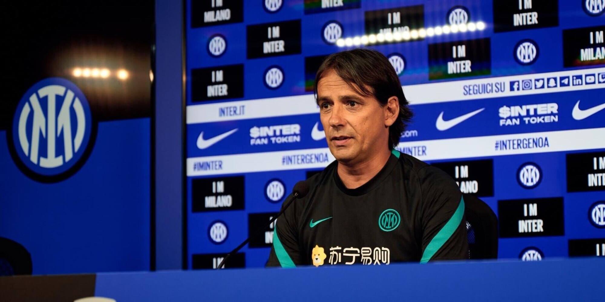 Roma-Inter, Inzaghi: "Ko Ranocchia e De Vrij, out anche Darmian"