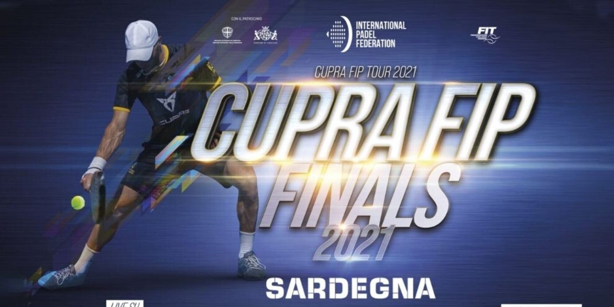 Padel stellare a Cagliari con le Cupra Fip Finals 2021