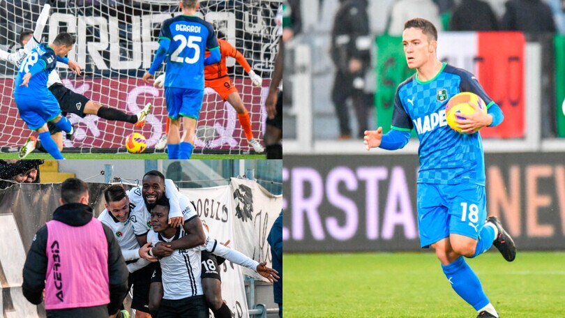 Raspadori show. Rimonta del Sassuolo contro lo Spezia