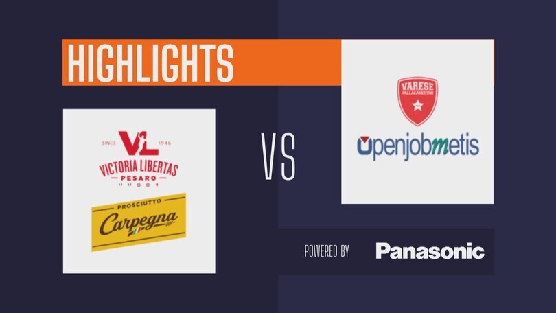 Carpegna Prosciutto Pesaro - Openjobmetis Varese  94-75