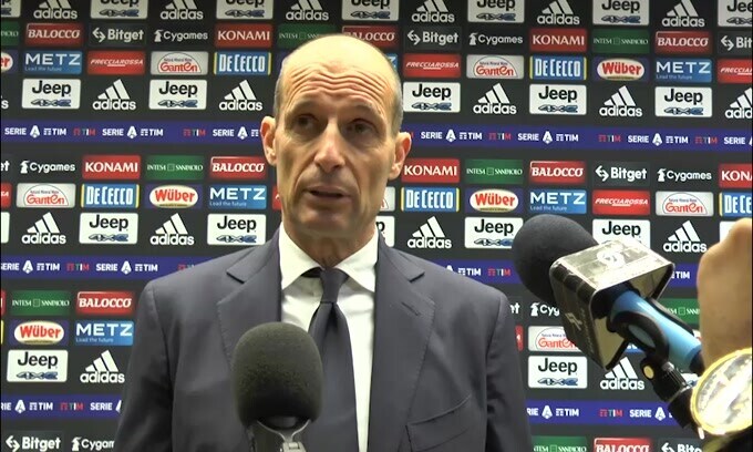 Allegri: "Obiettivo quarto posto? É difficile. Davanti viaggiano.."